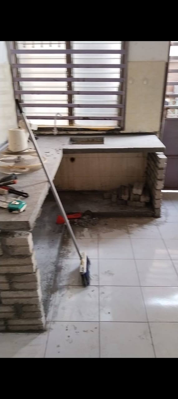 Kitchen and interior renovation in progress