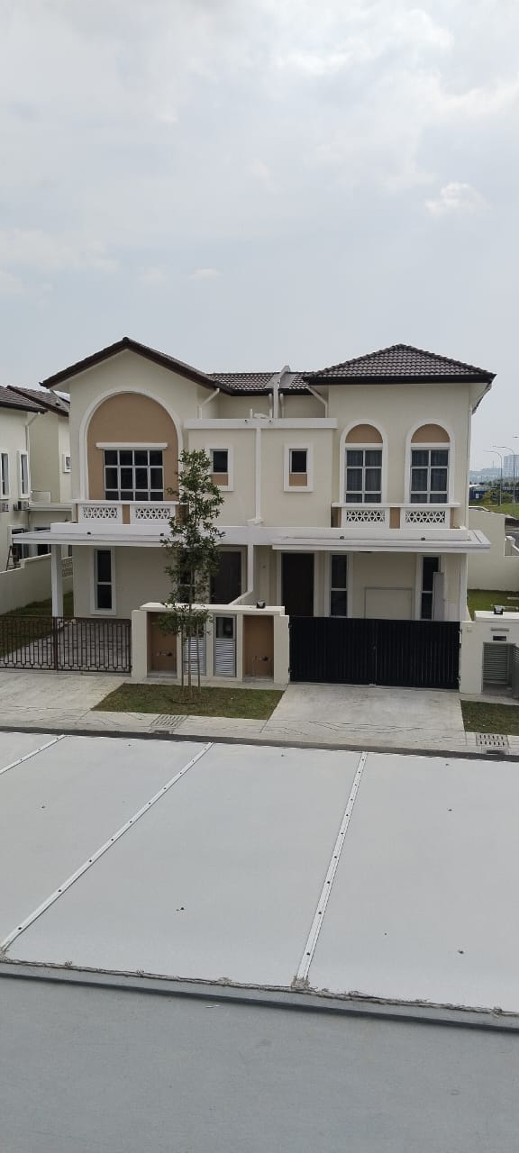 Completed residential building exterior